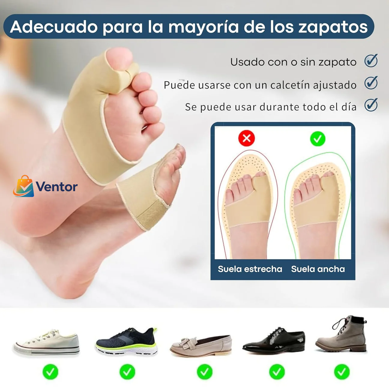 ConfortPie Pro™ – Separador de Dedos para Alivio Diario
