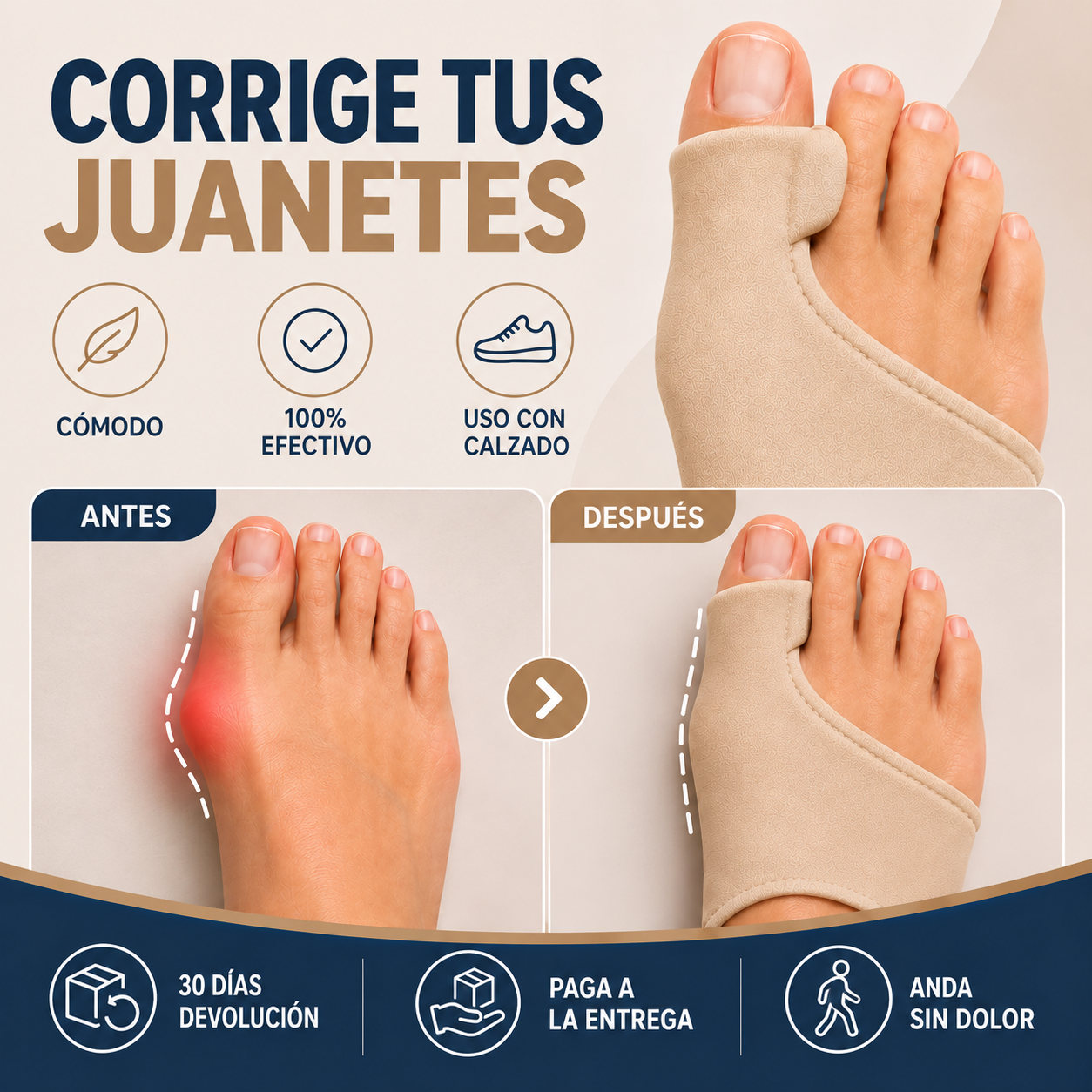 ConfortPie™ – Corrector de Juanetes (1+1 GRATIS)